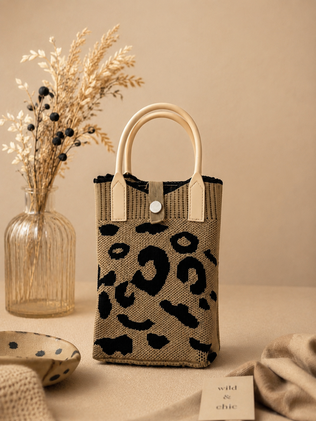 Hanaé - Léopard Beige