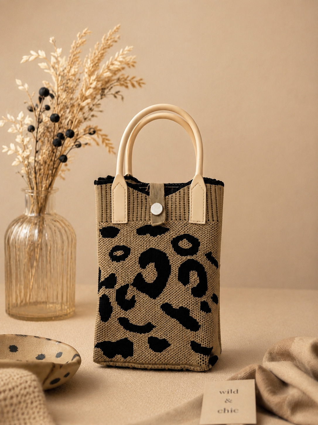 Hanaé - Léopard Beige