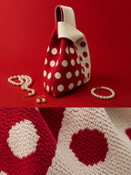 Toty pois rouge et blanc